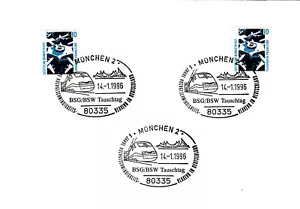 (07675) Germany Cover Trains Munchen Munich 1996 - Picture 1 of 1