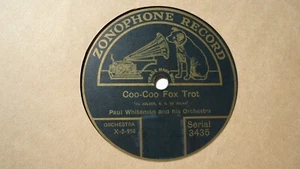 Paul Whiteman, Green Brothers 78 Record Grade E- "Coo Coo & Kicky Koo Kicky Koo" - Picture 1 of 3