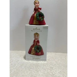 Hallmark Keepsake Colonial Christmas Doll Ornament Alexander Red Gold Wreath - Picture 1 of 3
