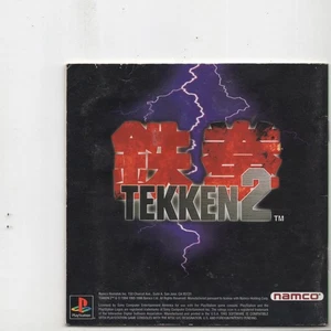 Tekken 2 Corner Crease Greatest Hits PS1 solo manuale autentico - Foto 1 di 1