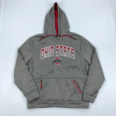 Ohio State Sudadera con Capucha Hombres Sudadera Grande Fútbol Colegio NCAA OSU Coliseo Foto 1 de 4
