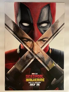 DEADPOOL & WOLVERINE ORIGINAL MOVIE THEATER POSTER 27" x 40" DS DOUBLE SIDED - Picture 1 of 1