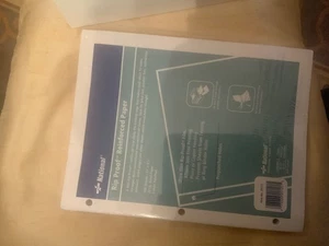 National reißfestes verstärktes Füllpapier 3-Loch 8,5 x 11 unregelmäßig 100 Pg/5er Pack - Bild 1 von 1