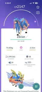 Zacian (Legendär) - Pokémon GO (Beschreibung lesen) - Bild 1 von 2