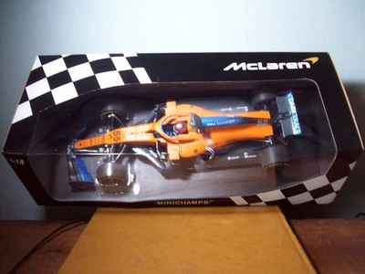 1/18 MINICHAMPS 530 201955 McLAREN MCL35M AUSTRIAN GP 2020 #55 CARLOS SAINZ - Image 1 of 4