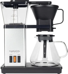 SIMPLY GOOD COFFEE Olson Brewer Kaffeemaschine, 8 Tassen Schwarz/Edelstahl #320 (Neu) - Bild 1 von 8