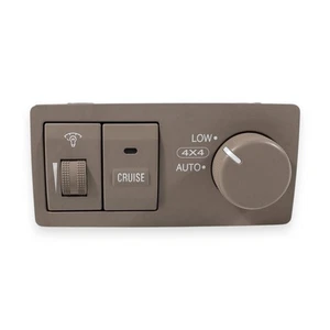 2003-2006 Kia Sorento Dimmer/Cruise/4X4 Switch Button Control Panel Tan - Picture 1 of 9