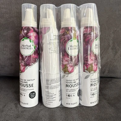 4 Herbal Essences Tousle Me Softly Tousling Mousse #2 Medium Hold Hibiscus - Image 1 of 3