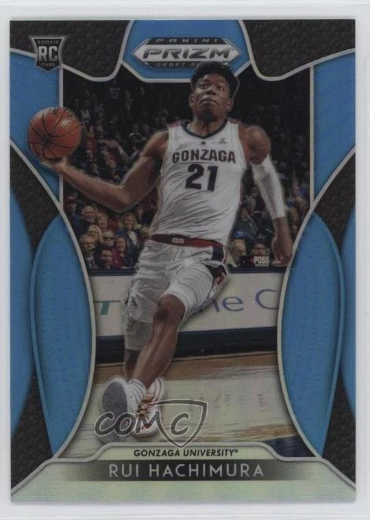 2019-20 Panini Prizm Draft Picks Carolina Blue /30 Rui Hachimura #10 Rookie RC - Image 1 of 2