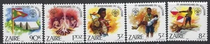 Zaire 1085-89 MNH 1982 Scouting Year (ak8450) - Picture 1 of 1