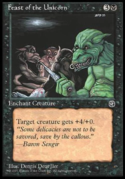 Feast of the Unicorn (1) - Light Play MTG Homelands - Image 1 of 1