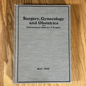 Surgery Gynecology And Obstetrics With International Abstract Of Surgery 1942 - Imagen 1 de 24