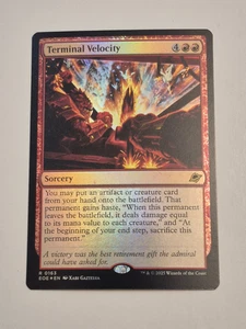 Terminal Velocity - 163 - Foil - EOE - NM - MTG Magic the Gathering - Picture 1 of 3