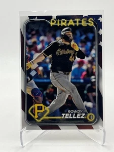 2024 TOPPS UPDATE ROWDY TELLEZ #US208 INDEPENDENCE DAY #D 15/76 SP - Picture 1 of 1