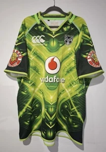 New Zealand Auckland Warriors 2014 Canterbury Jersey NSWRL NRL ARL size 2XL - Picture 1 of 6