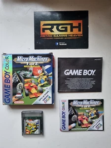 MICRO MACHINES 1 AND 2 TWIN TURBO GAME BOY COLOR NINTENDO GAME COMPLETE EUR VGD - Picture 1 of 10