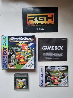 MICRO MACHINES 1 AND 2 TWIN TURBO GAME BOY COLOR NINTENDO GAME COMPLETE EUR VGD - Image 1 of 4