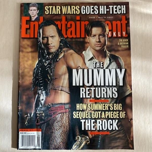 Entertainment Weekly May 11 2001 Dwayne Johnson, Brendan Fraser Mint Condition - Picture 1 of 1