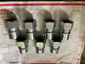 Foster K8S Quick Coupling Female Coupler Hydraulic Nipple 1"NPT Poppet Valve - Picture 1 of 3