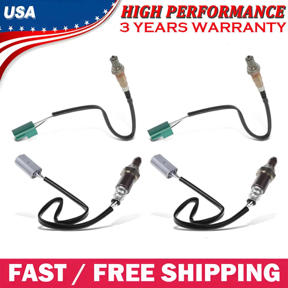 Sensor de oxígeno arriba+abajo 4 piezas para Nissan Armada Titan Pathfinder 2008-2012 5,6 L V8 Foto 1 de 4
