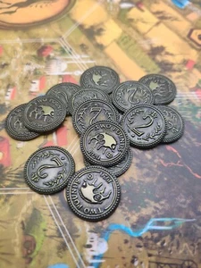 Scythe Juego de Mesa Promo Monedas de Metal $2 Verde Albión - Imagen 1 de 1