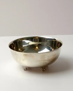 Vintage Wallace Silberschmiede versilbert 5" M637 kleine Schale mit Fuß USA - Bild 1 von 7
