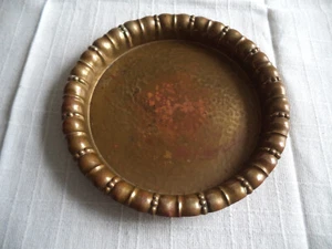 Messingteller mit Dekorrand - Bild 1 von 3