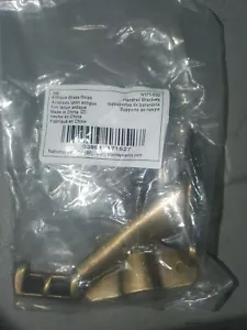 National Hardware HANDLAUFHALTERUNG antike Messingoberfläche #N171-520 - Bild 1 von 2