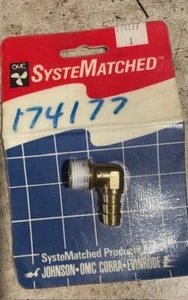 1 NOS OMC Evinrude Johnson outboard 90 DEGREE ELBOW 174177 - Picture 1 of 1