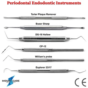 Dental Periodontal Probes Dental Oral Surgical Calculus Tooth Scraper Scaler Lab - Picture 1 of 7