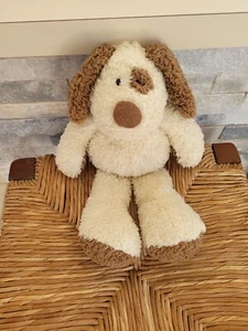 Vintage Ganz Heritage Puppy Dog Plush Cream Brown Spot Stuffed Animal Bellbottom - Picture 1 of 6