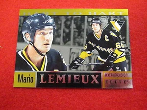 1997 Elite Mario Lemieux Hart to Hart hockey card Penguins #ed 1735 of 1996 - Picture 1 of 1