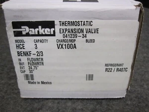 PARKER HCE3-VX100A THERMOSTATIC EXPANSION VALVE - Picture 1 of 2
