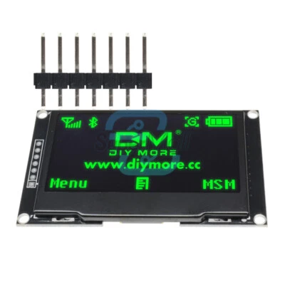 2.42" OLED Display Module 128*64 HD Screen IC I2C SPI Serial SSD1309 Green - Bild 1 von 4