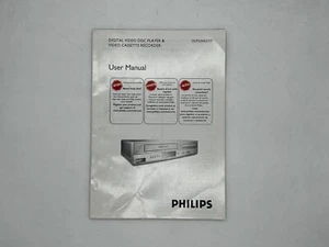 Philips DVP3345V DVD Player/VCR Owners User Manual in Spanish French & English - Picture 1 of 2