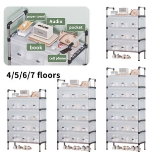 Schuhregal 4/5/6 Ebenen Schuhschrank Schuhablage Schuhständer Schuhaufbewahrung - Bild 1 von 24