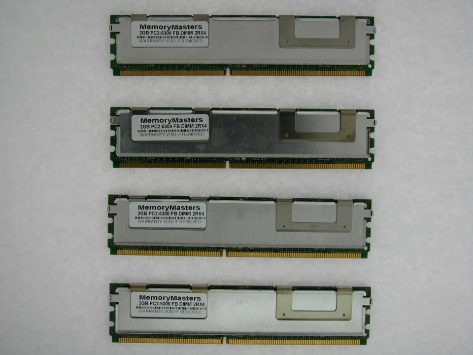 8GB 4X2GB KIT LENOVO IBM THINKSTATION D10 6493 6427 DDR2 667MHz RAM MEMORY - Image 1 of 2