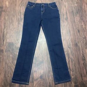 Girls Kids Childrens Place Skinny Dark Wash Jeans Size 16 - Picture 1 of 5
