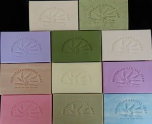 AUSSIE MADE NATURAL SOAP BARS TRIPLE MILLED 12 x 200g MOISTURIZING.AND REPAIR - Picture 1 of 12