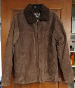 Joesph Barry Men's Brown Leather Bomber Jacket Size M - Picture 1 of 6