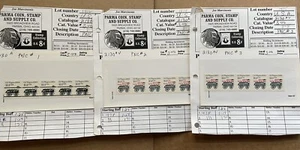 US Transportation PNC MNH #2130A+2130AV=PNC#3+PNC#2 +Old Dealer Auction Sheets - Picture 1 of 1