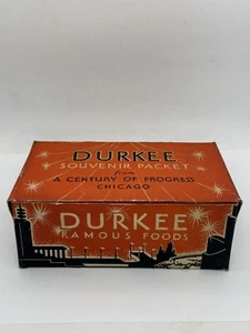 1933 Century of Progress Durkee Spices Souvenir Box Worlds Fair - Picture 1 of 24