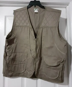 OZARK TRAIL Sz XL MENS Vest Brown For Hunting Fishing Game Pockets Lightweight - Picture 1 of 13