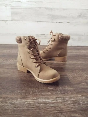 Linda bota de combate otoño e invierno para niñas talla 13 Foto 1 de 4