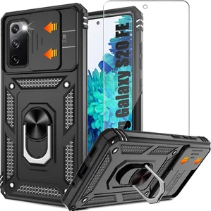 Samsung Galaxy S20 FE 5G Case With Tempered Glass Full Body Protection Rugged - Picture 1 of 6
