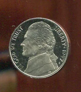 1997-S JEFFERSON NICKEL CH BU (W973) LUSTEROUS - Bild 1 von 2