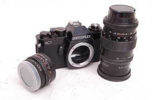 ++ Appareil photo argentique REVUEFLEX AC1 35mm Roll objectifs 30mm et 135mm ++ - Photo 1/15