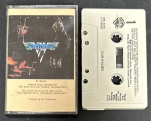 Van Halen Self-Titled Heavy Metal Cassette Tape Runnin’ With The Devil Eruption - Picture 1 of 10