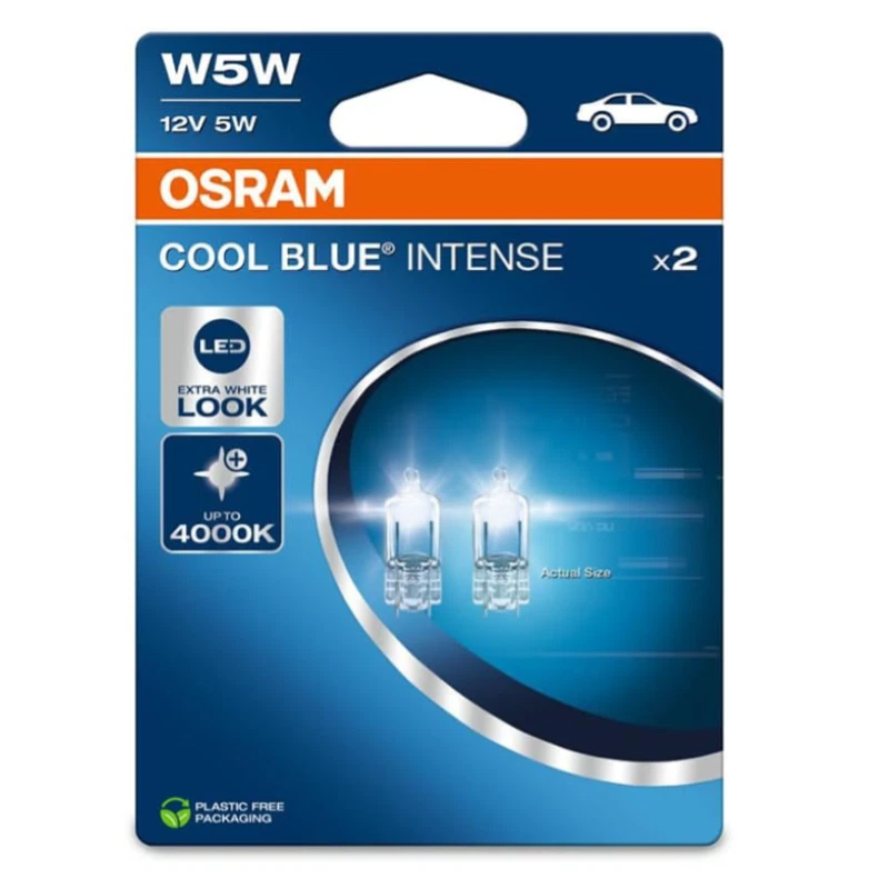 Lampade T10 W5W Osram Cool Blue Intense 12V 5W 2825CBN 4000K 50 Lumen - Immagine 1 di 1