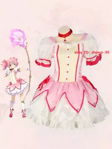 Costume costume cosplay Puella Magi Madoka Magica Kaname Madoka set vestito Halloween - Foto 1 di 21